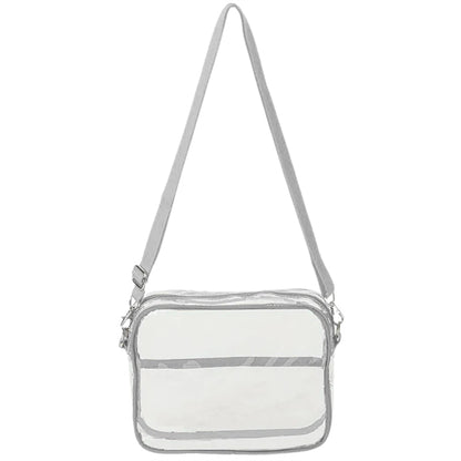 Clear Purse PVC Transparent Crossbody Shoulder Stadium Bag
