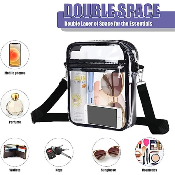 Clear Purse Stadium Approved Crossbody Bag