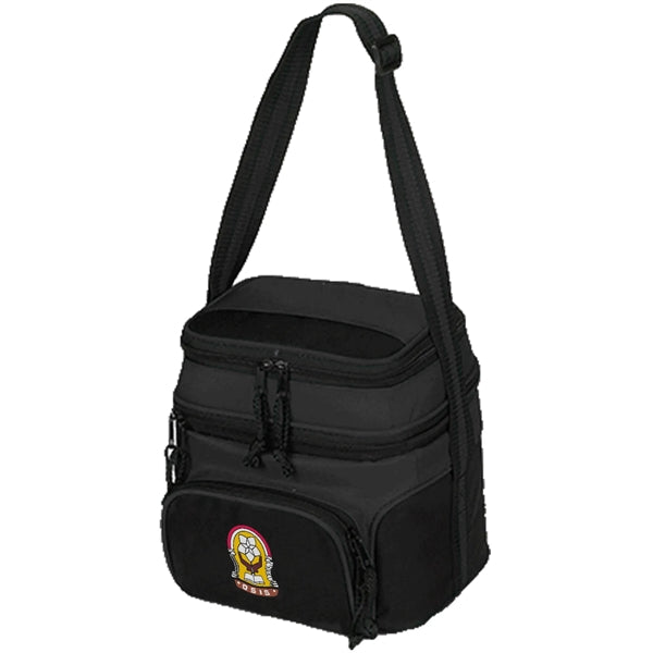 Premium Insulated 6 Pack Cooler Bag w/ Pockets 8.5"x 9"x 6.5