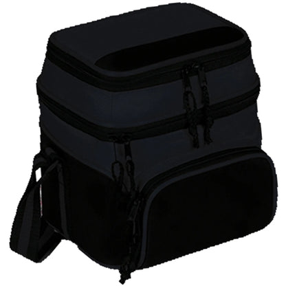 Premium Insulated 6 Pack Cooler Bag w/ Pockets 8.5"x 9"x 6.5
