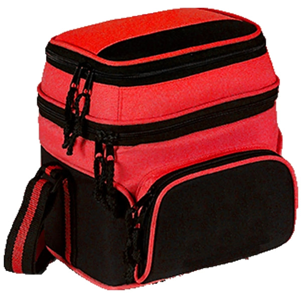 Premium Insulated 6 Pack Cooler Bag w/ Pockets 8.5"x 9"x 6.5