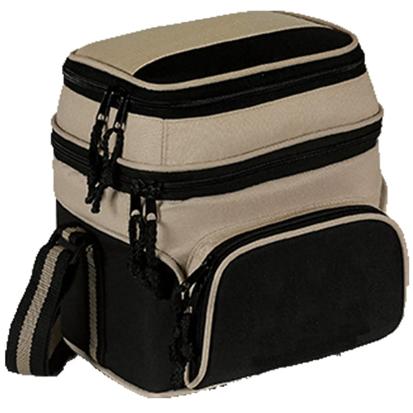 Premium Insulated 6 Pack Cooler Bag w/ Pockets 8.5"x 9"x 6.5