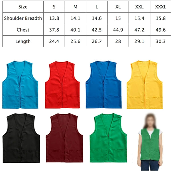 Adult Volunteer Activity Waistcoat - Cotton