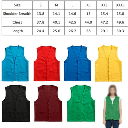 Adult Volunteer Activity Waistcoat - Cotton