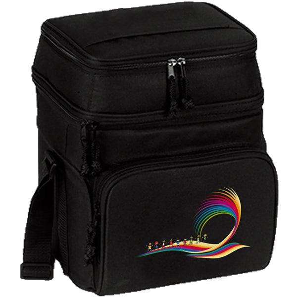 Premium Insulated 24 Pack Cooler Bag w/ Pockets 11"x 14"x 9"