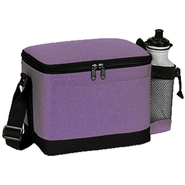 600D Insulated 6 Pack Cooler Bag w/ Mesh Pocket 9"x 6.5"x 6"