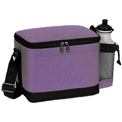 600D Insulated 6 Pack Cooler Bag w/ Mesh Pocket 9"x 6.5"x 6"