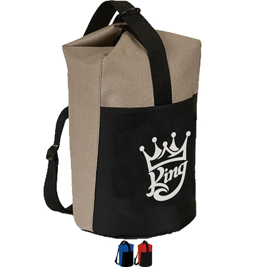 Premium Insulated 12 Pack Sling Cooler Bag w/ Front Pocket