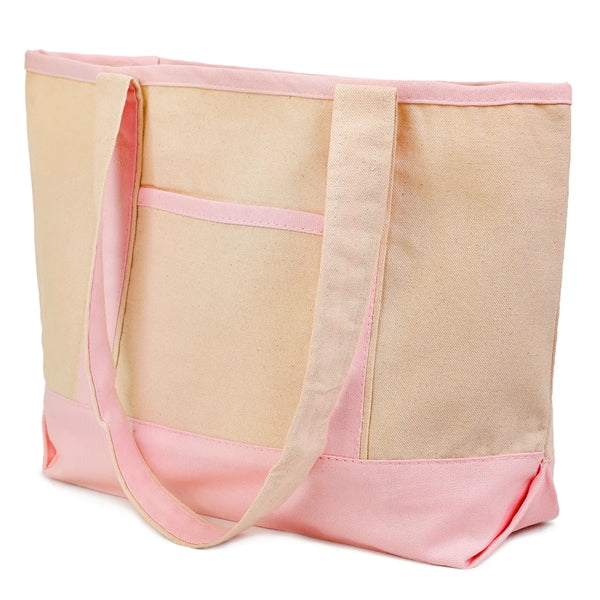 12 Oz. Small Cotton Canvas Deluxe Shopping Tote Bag
