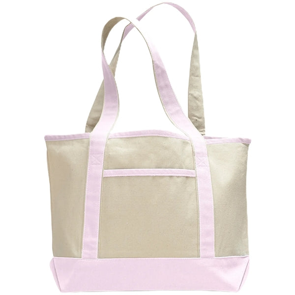 12 Oz. Small Cotton Canvas Deluxe Shopping Tote Bag