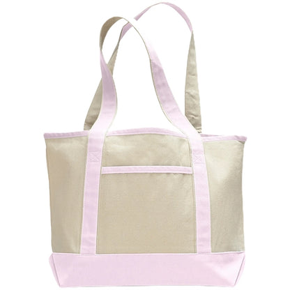 12 Oz. Small Cotton Canvas Deluxe Shopping Tote Bag