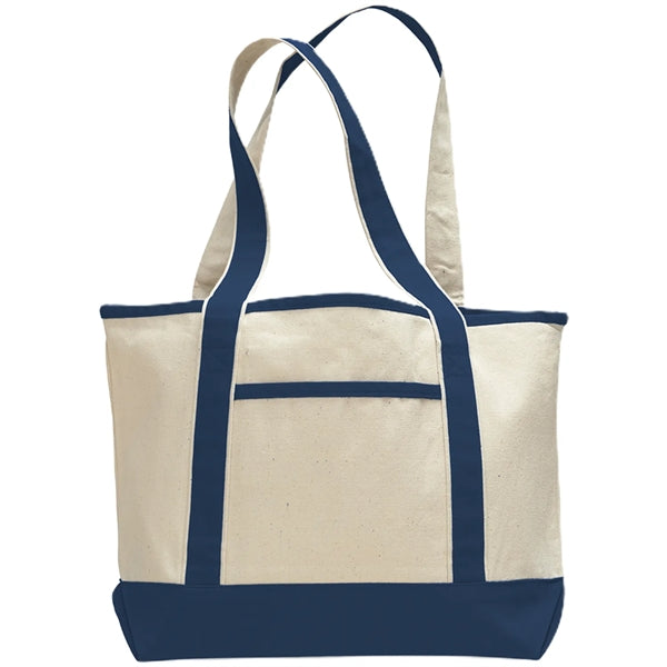 12 Oz. Small Cotton Canvas Deluxe Shopping Tote Bag