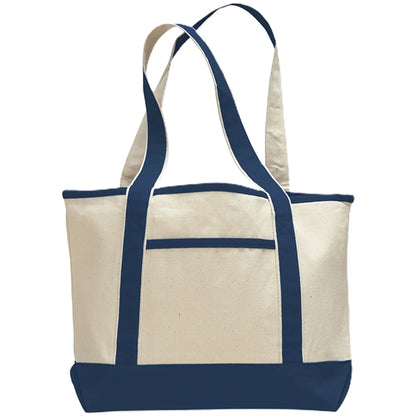 12 Oz. Small Cotton Canvas Deluxe Shopping Tote Bag