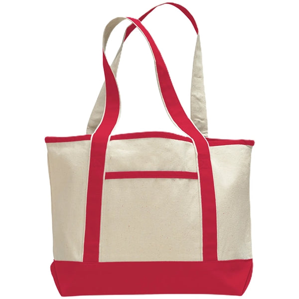 12 Oz. Small Cotton Canvas Deluxe Shopping Tote Bag