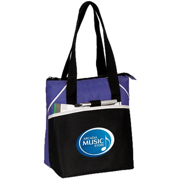 Insulated 8 Pack Cooler Tote Bag w/ Pocket 10.5"x 10.5"x 6"