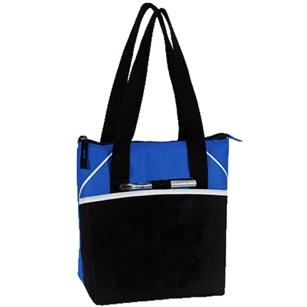 Insulated 8 Pack Cooler Tote Bag w/ Pocket 10.5"x 10.5"x 6"
