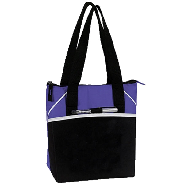 Insulated 8 Pack Cooler Tote Bag w/ Pocket 10.5"x 10.5"x 6"
