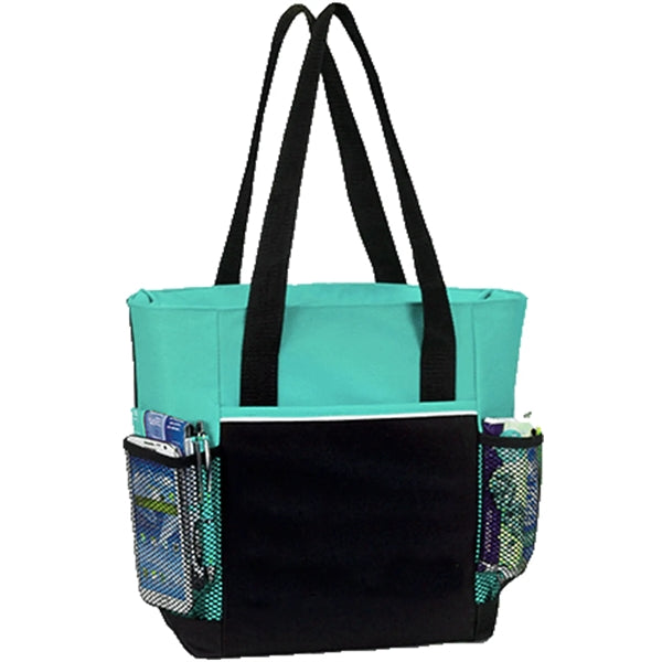 Insulated 16 Pack Cooler Tote Bag w/ Pockets 15"x 12"x 6"