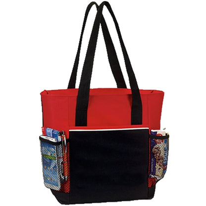 Insulated 16 Pack Cooler Tote Bag w/ Pockets 15"x 12"x 6"