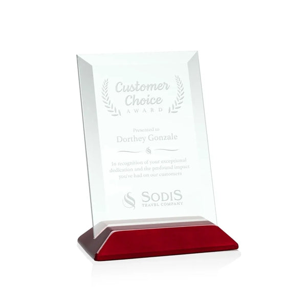 Embassy Award - Jade/Rosewood (Vert)