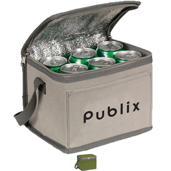 Eco-Insulated Tear Resistant 6-Pack Cooler Bag 8.5"x 6.5"x 6