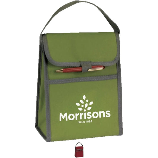 Eco-Insulated Tear Resistant 6 Pack Cooler Bag 8.5"x 10"x 6