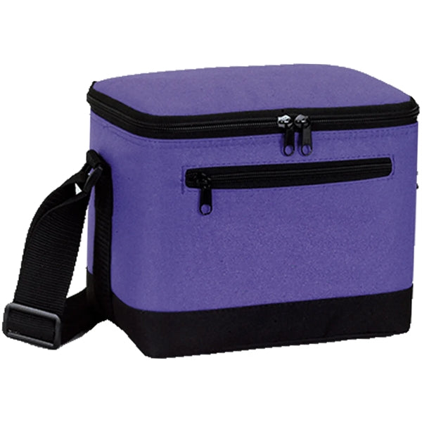 Premium Insulated 6 Pack Cooler Bag w/ Pockets 9"x 6.5"x 6"