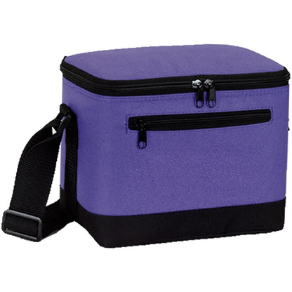 Premium Insulated 6 Pack Cooler Bag w/ Pockets 9"x 6.5"x 6"