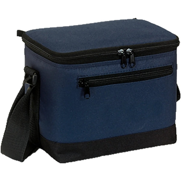 Premium Insulated 6 Pack Cooler Bag w/ Pockets 9"x 6.5"x 6"