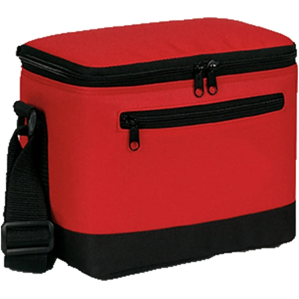 Premium Insulated 6 Pack Cooler Bag w/ Pockets 9"x 6.5"x 6"