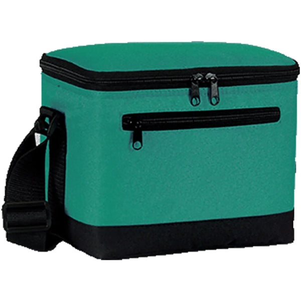 Premium Insulated 6 Pack Cooler Bag w/ Pockets 9"x 6.5"x 6"