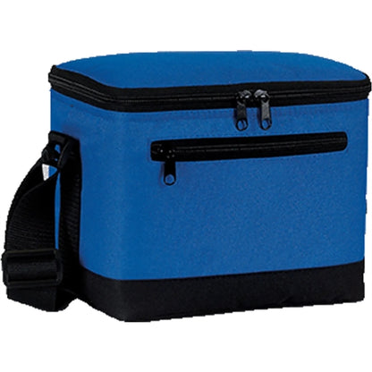 Premium Insulated 6 Pack Cooler Bag w/ Pockets 9"x 6.5"x 6"