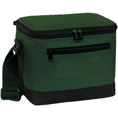 Premium Insulated 6 Pack Cooler Bag w/ Pockets 9"x 6.5"x 6"