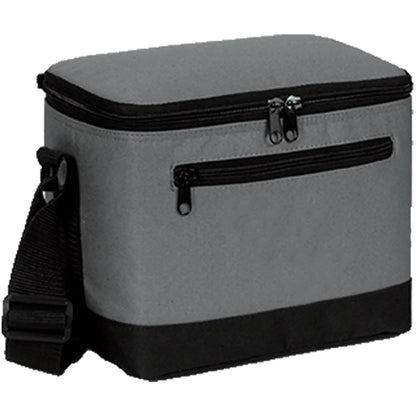 Premium Insulated 6 Pack Cooler Bag w/ Pockets 9"x 6.5"x 6"