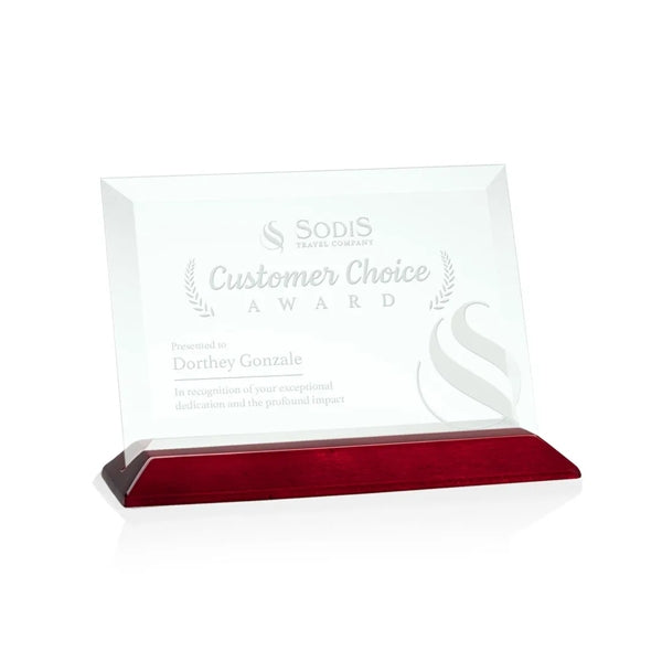 Embassy Award - Jade/Rosewood (Horiz)