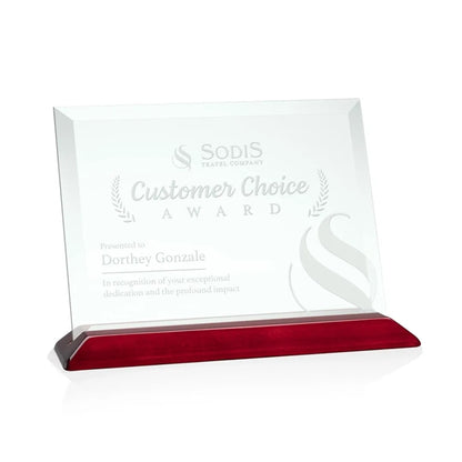 Embassy Award - Jade/Rosewood (Horiz)