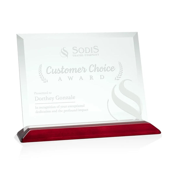 Embassy Award - Jade/Rosewood (Horiz)