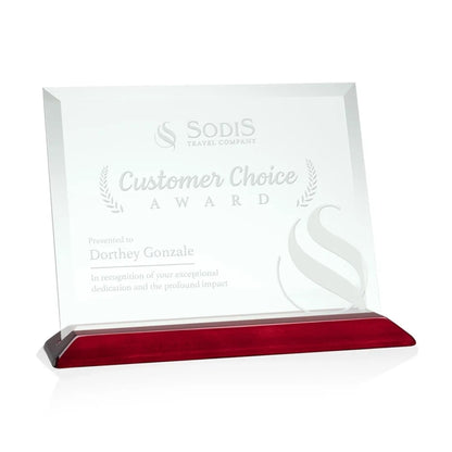Embassy Award - Jade/Rosewood (Horiz)