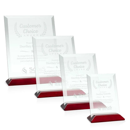 Embassy Award - Jade/Rosewood (Vert)