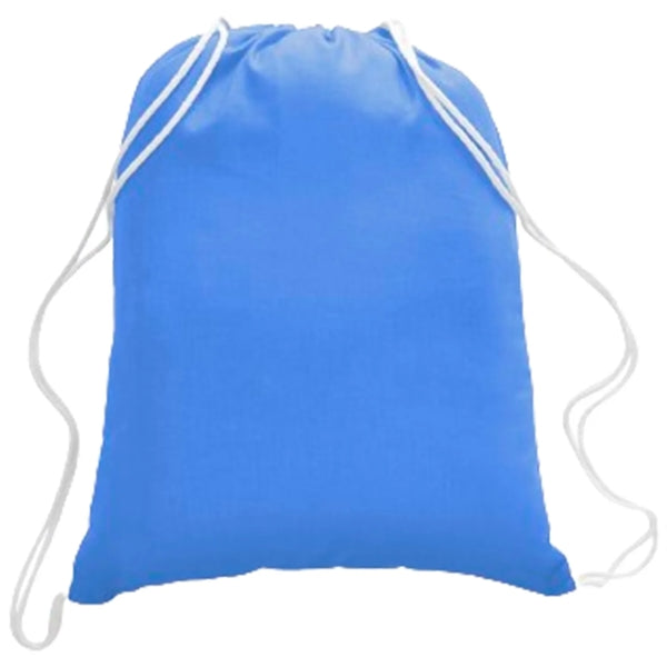 100% Cotton Canvas Budget-Friendly Drawstring Backpack