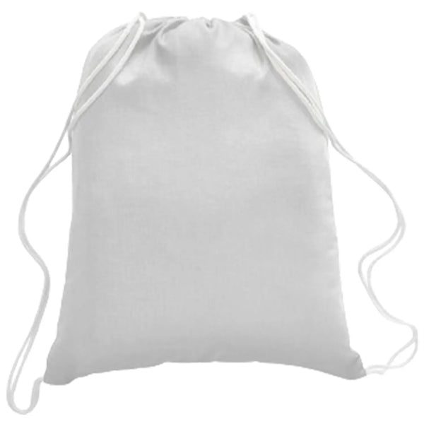 100% Cotton Canvas Budget-Friendly Drawstring Backpack