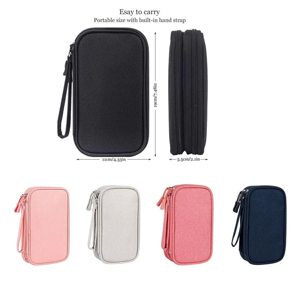 Travel Universal Cable And Card Bag Gadget