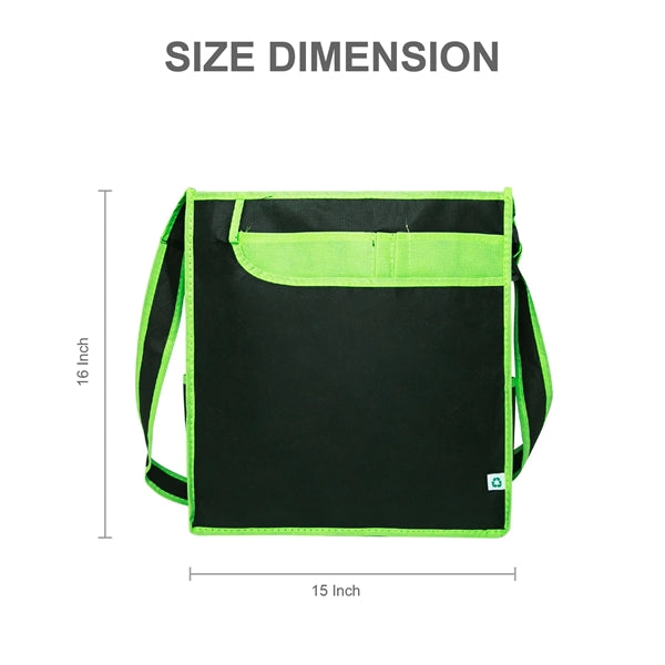 90 GSM Non-Woven Tote Bag w/ Strap, Pockets, Pen Holders