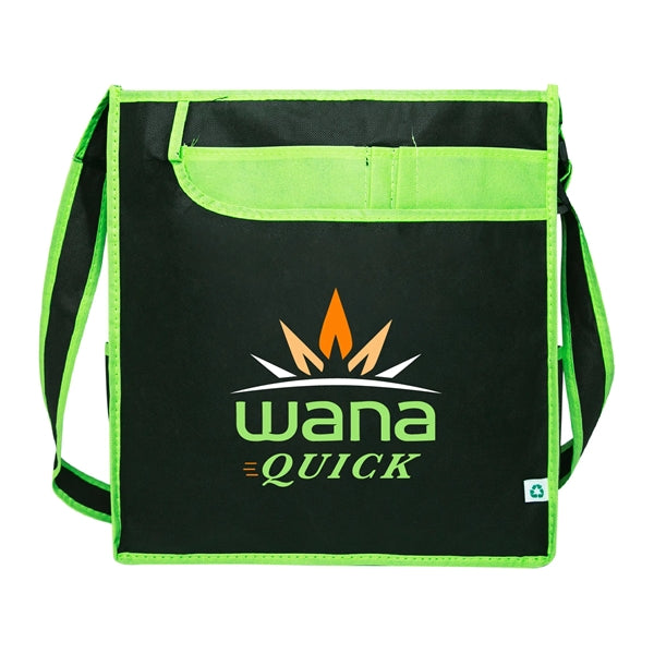 90 GSM Non-Woven Tote Bag w/ Strap, Pockets, Pen Holders