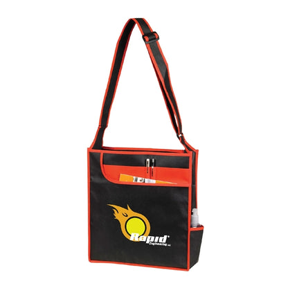 90 GSM Non-Woven Tote Bag w/ Strap, Pockets, Pen Holders