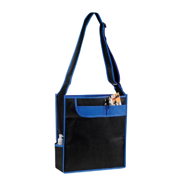 90 GSM Non-Woven Tote Bag w/ Strap, Pockets, Pen Holders