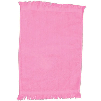 11" X 18" Luxurious Fingertip Velour Towel Fringed