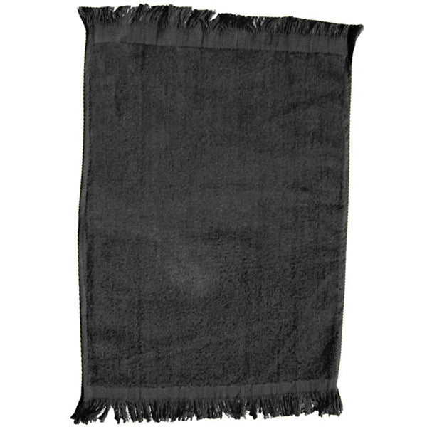 11" X 18" Luxurious Fingertip Velour Towel Fringed
