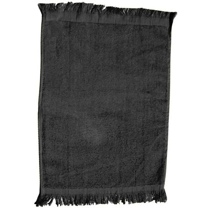 11" X 18" Luxurious Fingertip Velour Towel Fringed