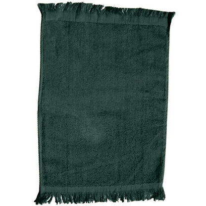 11" X 18" Luxurious Fingertip Velour Towel Fringed